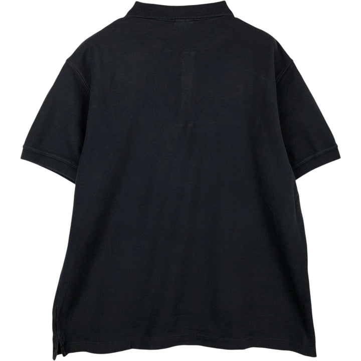 Patagonia Organic Cotton Short-Sleeve Polo Shirt, Men's Size XL (approx.) cotton black type Vintage Second Hand
