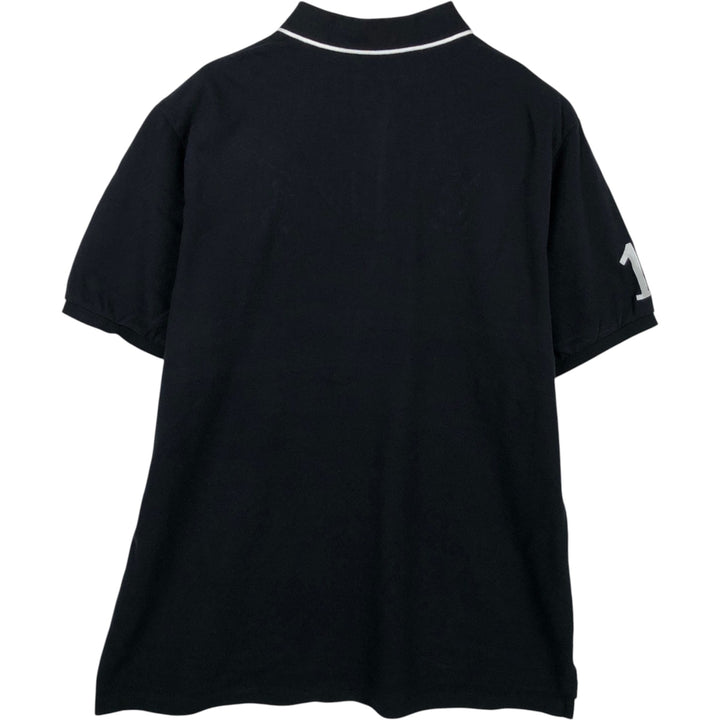 Ralph Lauren POLO RALPH LAUREN Big Pony Short Sleeve Polo Shirt Men's XXL cotton black type Vintage Second Hand