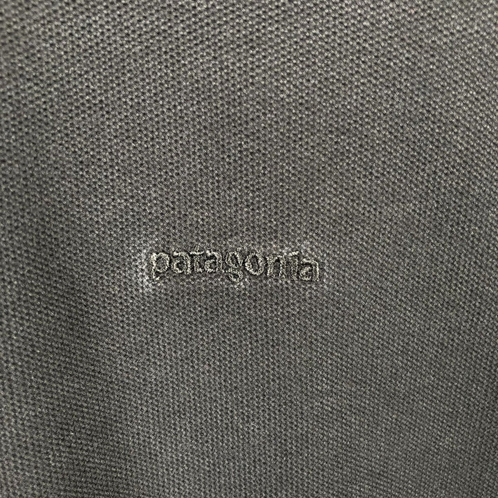 Patagonia Organic Cotton Short-Sleeve Polo Shirt, Men's Size XL (approx.) cotton black type Vintage Second Hand
