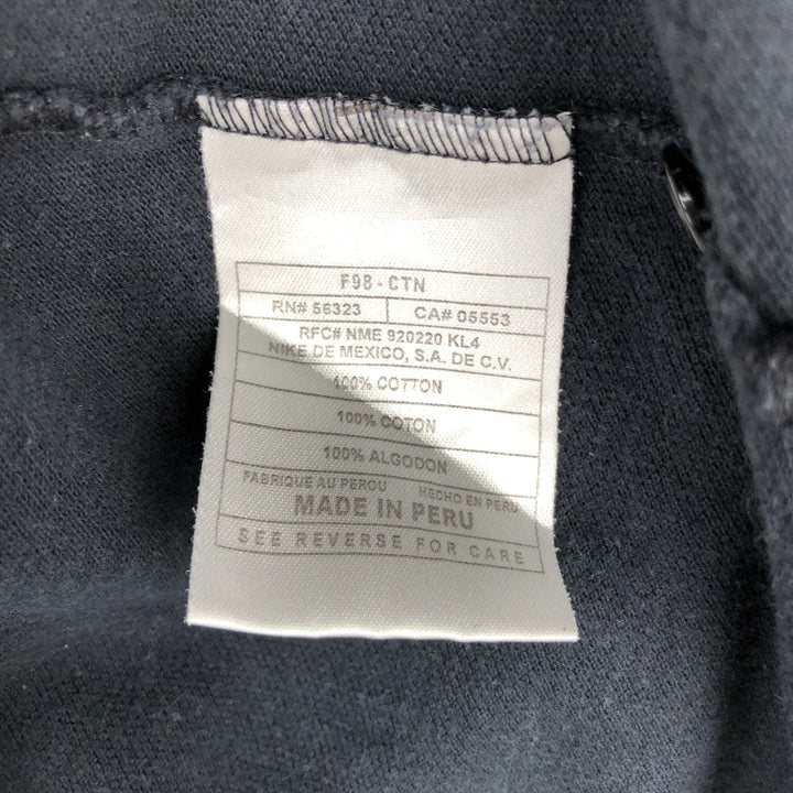 90'S Nike Center Logo Short-Sleeve Polo Shirt, Men's Size M (Equivalent), Vintage cotton black type Vintage Second Hand