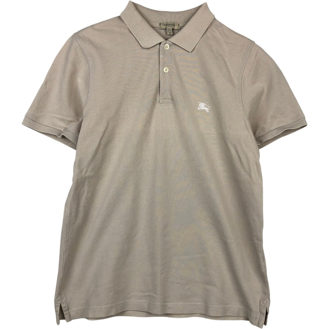 Burberry's London short-sleeved polo shirt, men's size M (approx.) cotton Beige type Vintage Second Hand
