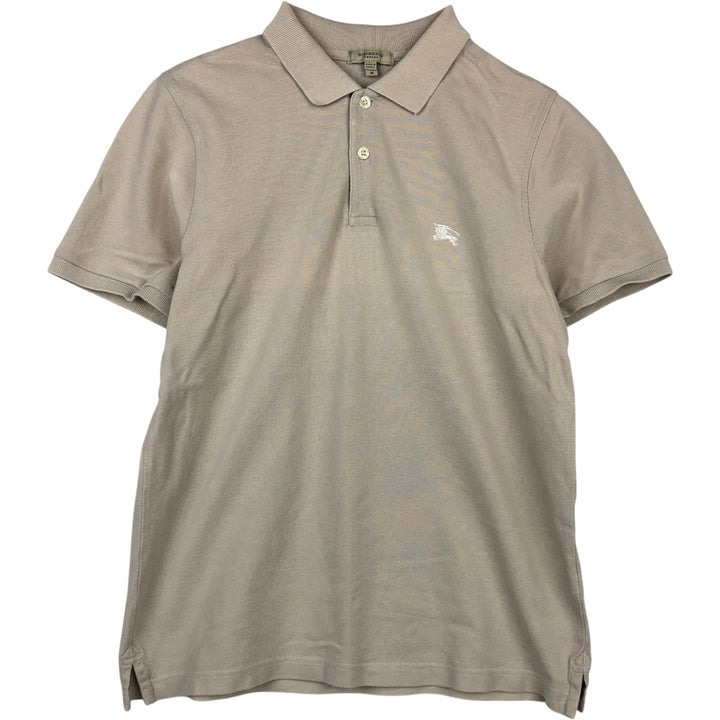Burberry's London short-sleeved polo shirt, men's size M (approx.) cotton Beige type Vintage Second Hand