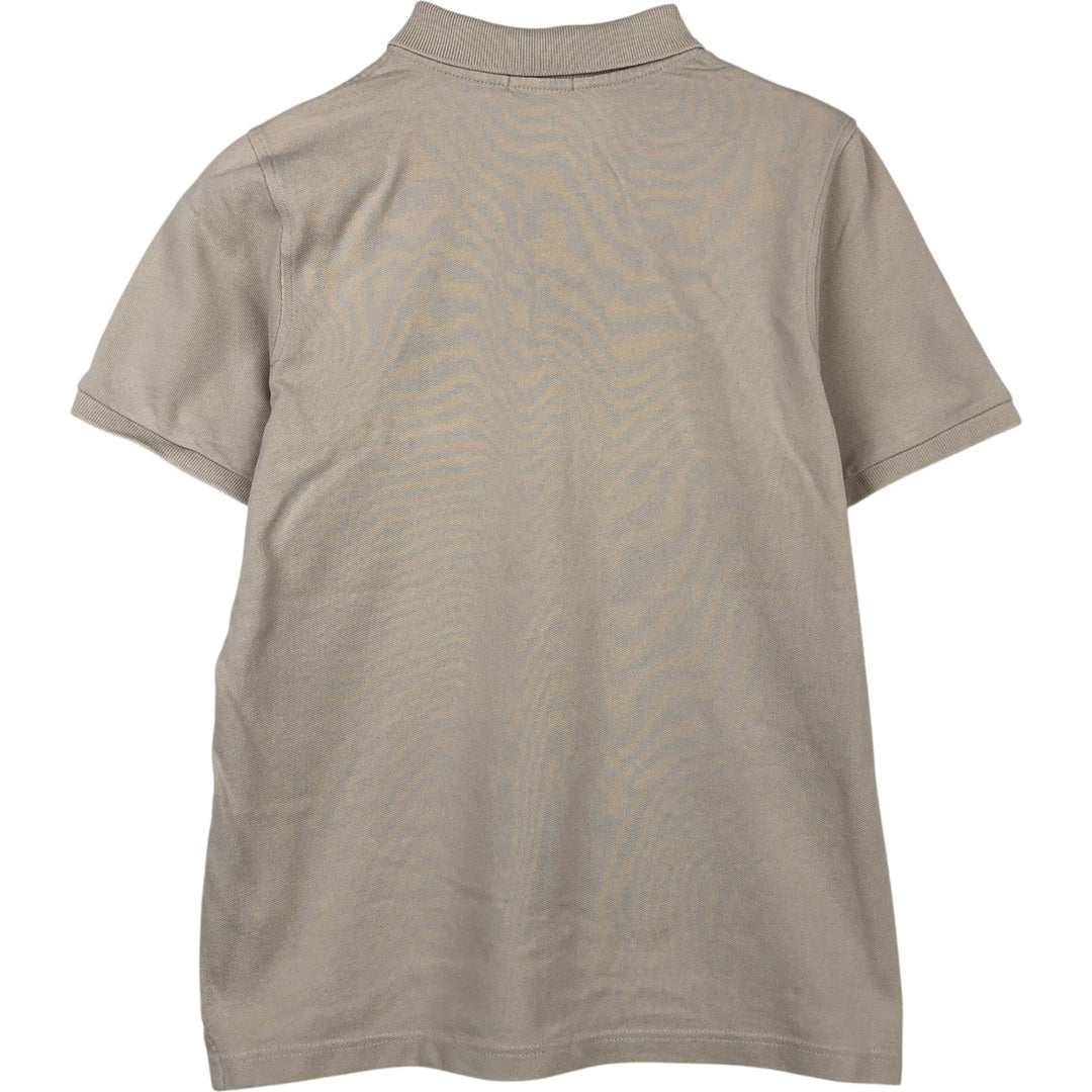 Burberry's London short-sleeved polo shirt, men's size M (approx.) cotton Beige type Vintage Second Hand