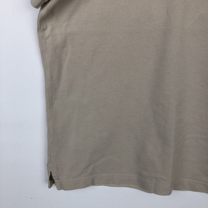 Burberry's London short-sleeved polo shirt, men's size M (approx.) cotton Beige type Vintage Second Hand