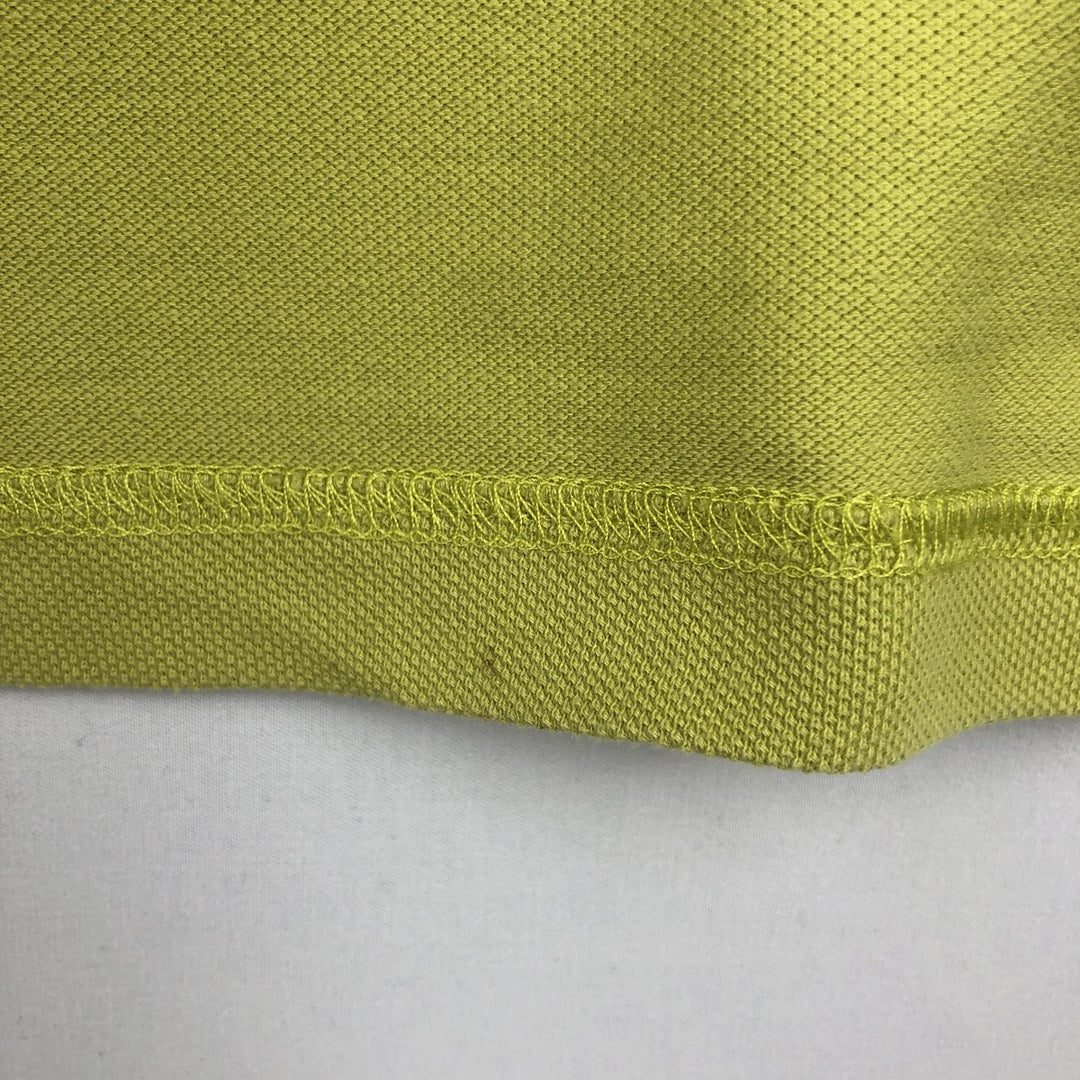Burberry's London Slim Fit Short-Sleeve Polo Shirt (Men's Size L) cotton yellow type Vintage Second Hand