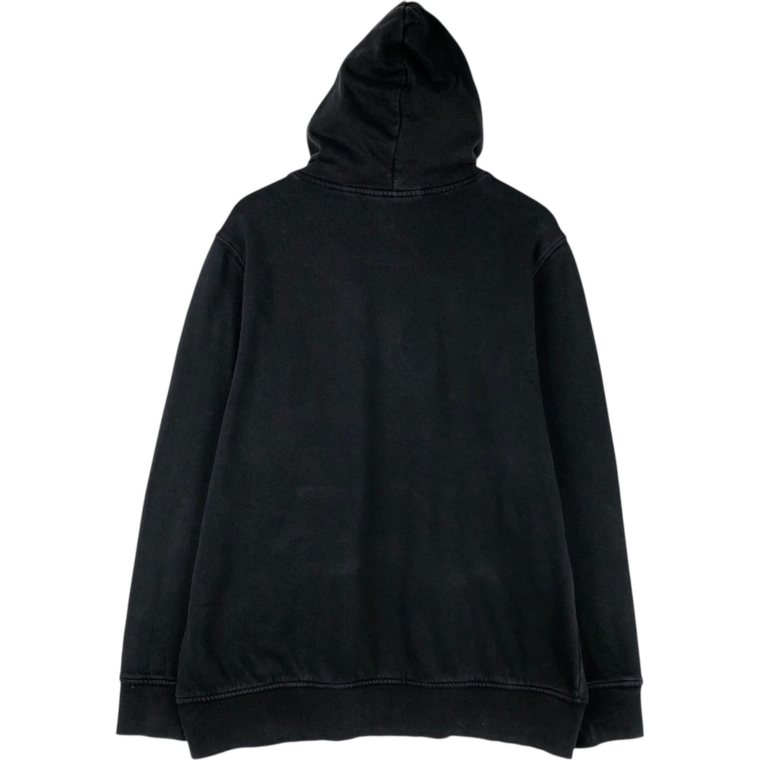 Adidas ORIGINALS sweatshirt pullover hoodie, women's size XL (approx.) cotton black type Vintage Second Hand