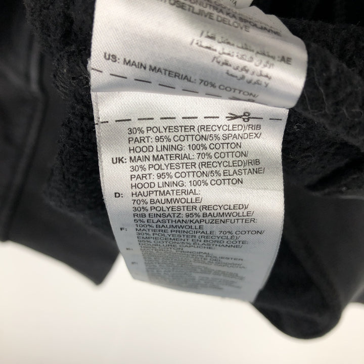 Adidas ORIGINALS sweatshirt pullover hoodie, women's size XL (approx.) cotton black type Vintage Second Hand