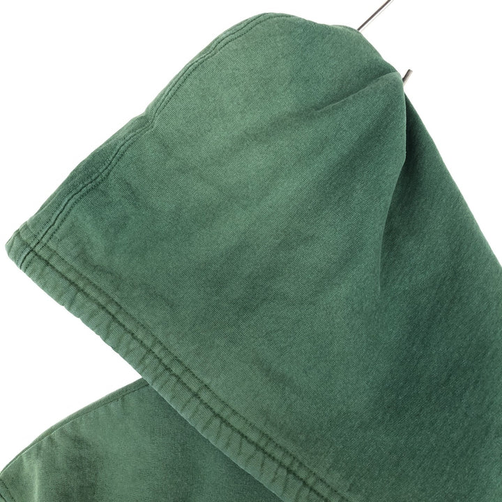 2000'S adidas sweatshirt pullover hoodie, Made in Canada, Men's size M cotton green type Vintage Second Hand