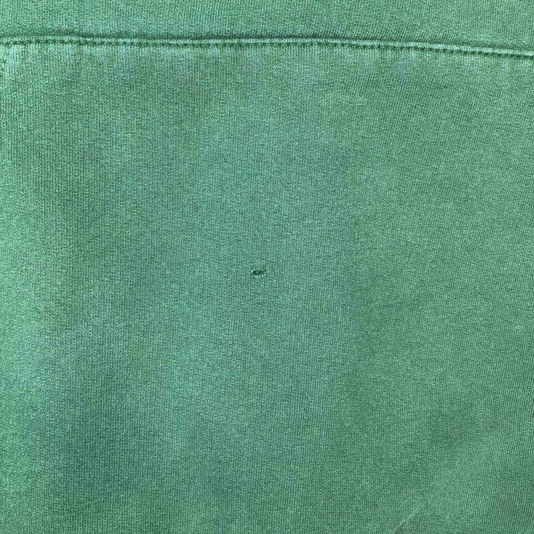 2000'S adidas sweatshirt pullover hoodie, Made in Canada, Men's size M cotton green type Vintage Second Hand