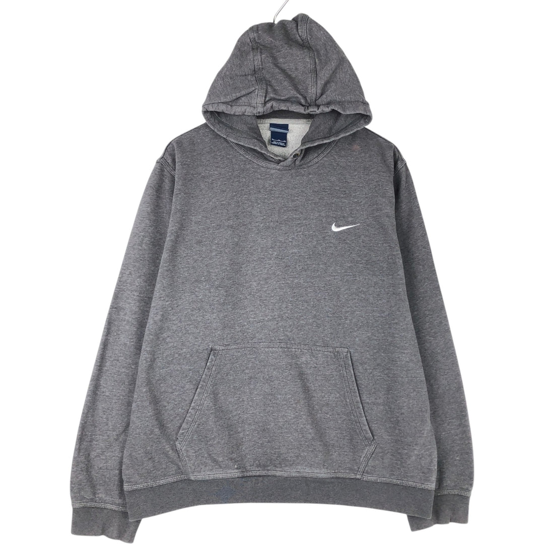 Nike One Point Sweat Pullover Hoodie, Men's XL cotton gray type Vintage Second Hand
