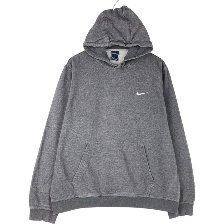 Nike One Point Sweat Pullover Hoodie, Men's XL cotton gray type Vintage Second Hand