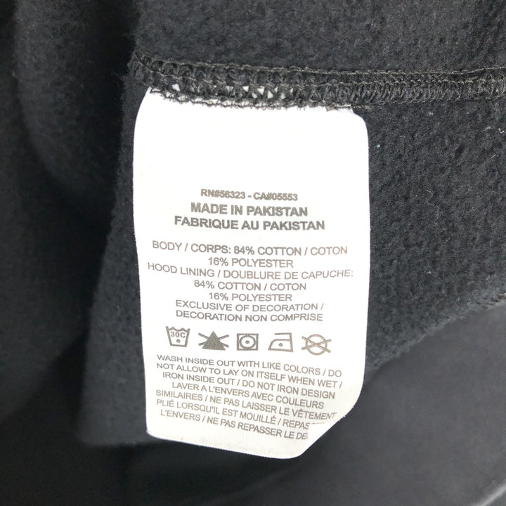 Nike Sweat Pullover Hoodie, Men's Size L cotton black type Vintage Second Hand
