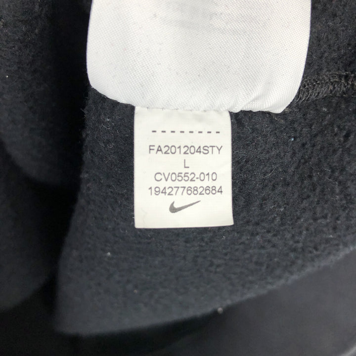 Nike Sweat Pullover Hoodie, Men's Size L cotton black type Vintage Second Hand