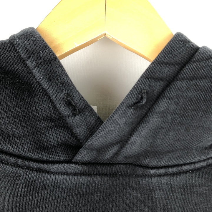 Nike Sweat Pullover Hoodie, Men's Size L cotton black type Vintage Second Hand