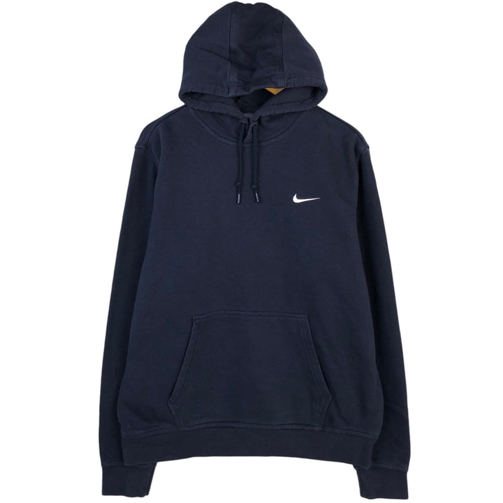 Nike Sweat Pullover Hoodie Men's XL Size cotton navy blue type Vintage Second Hand