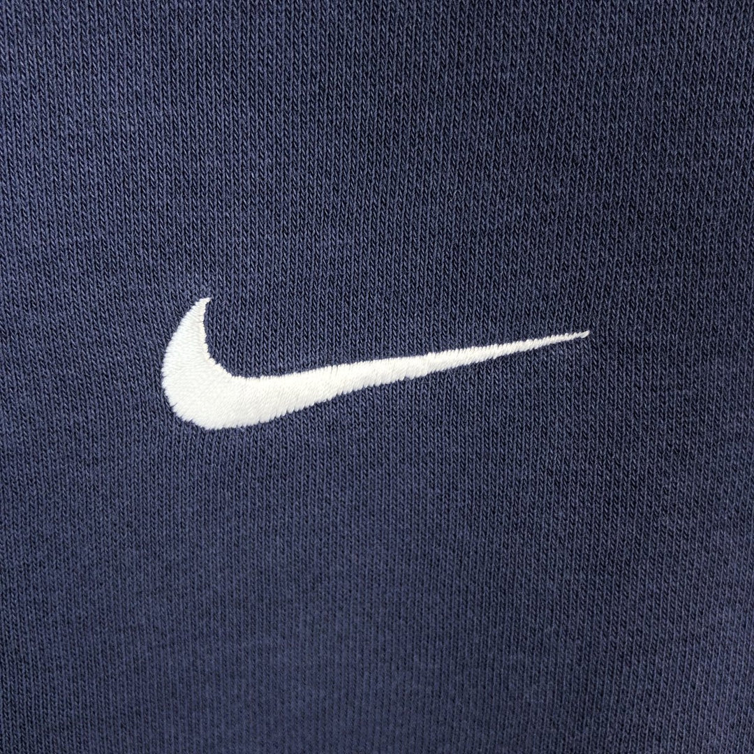 Nike Sweat Pullover Hoodie Men's XL Size cotton navy blue type Vintage Second Hand