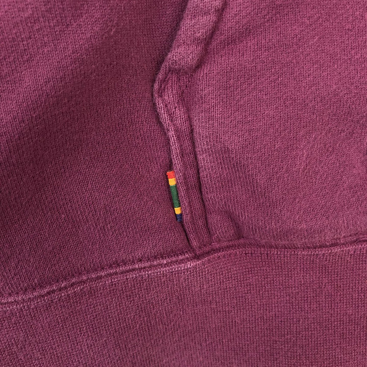 Nike Sweat Pullover Hoodie, Men's Size L cotton wine-red Vintage Second Hand