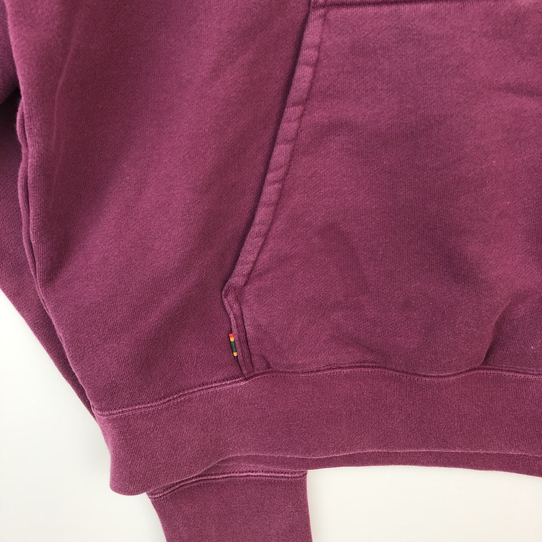 Nike Sweat Pullover Hoodie, Men's Size L cotton wine-red Vintage Second Hand