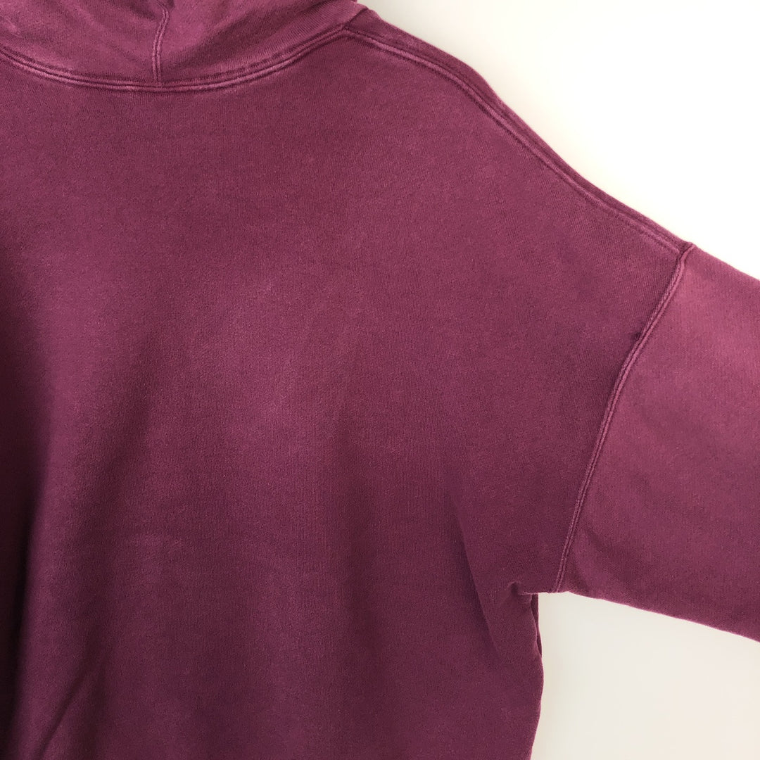 Nike Sweat Pullover Hoodie, Men's Size L cotton wine-red Vintage Second Hand