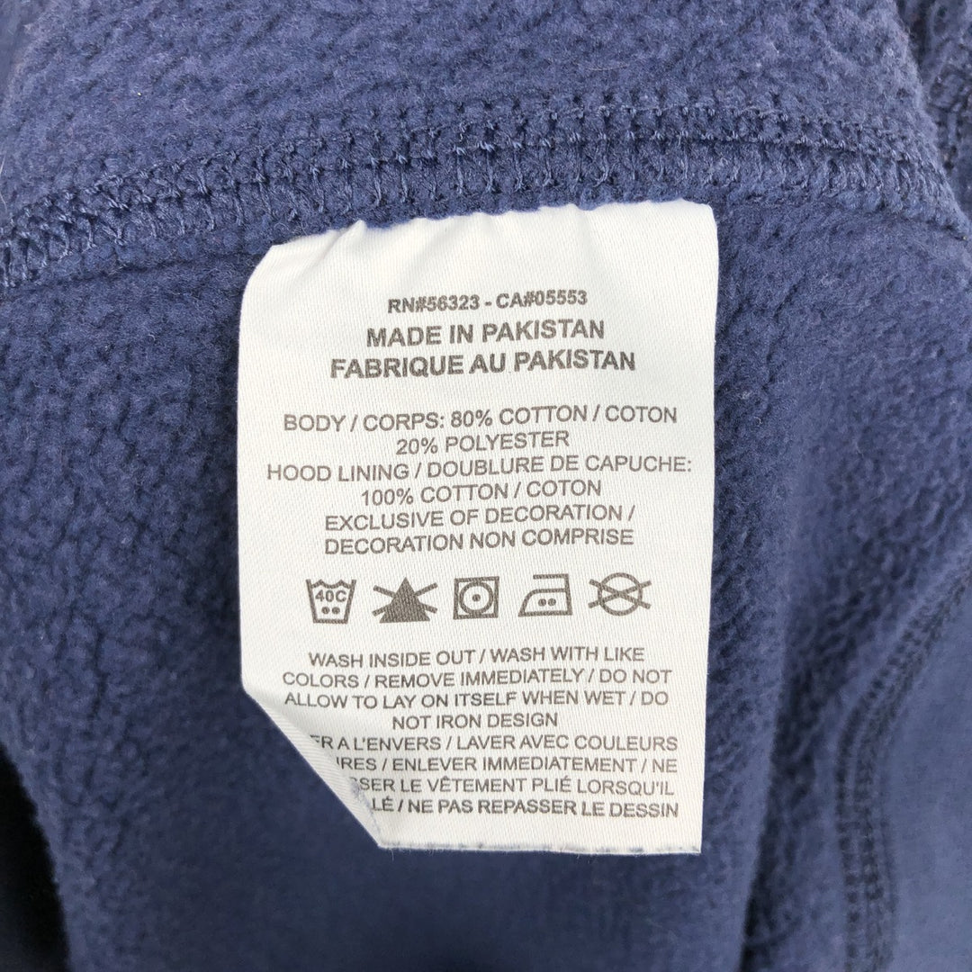 Nike Sweat Pullover Hoodie, Men's Size M cotton navy blue type Vintage Second Hand