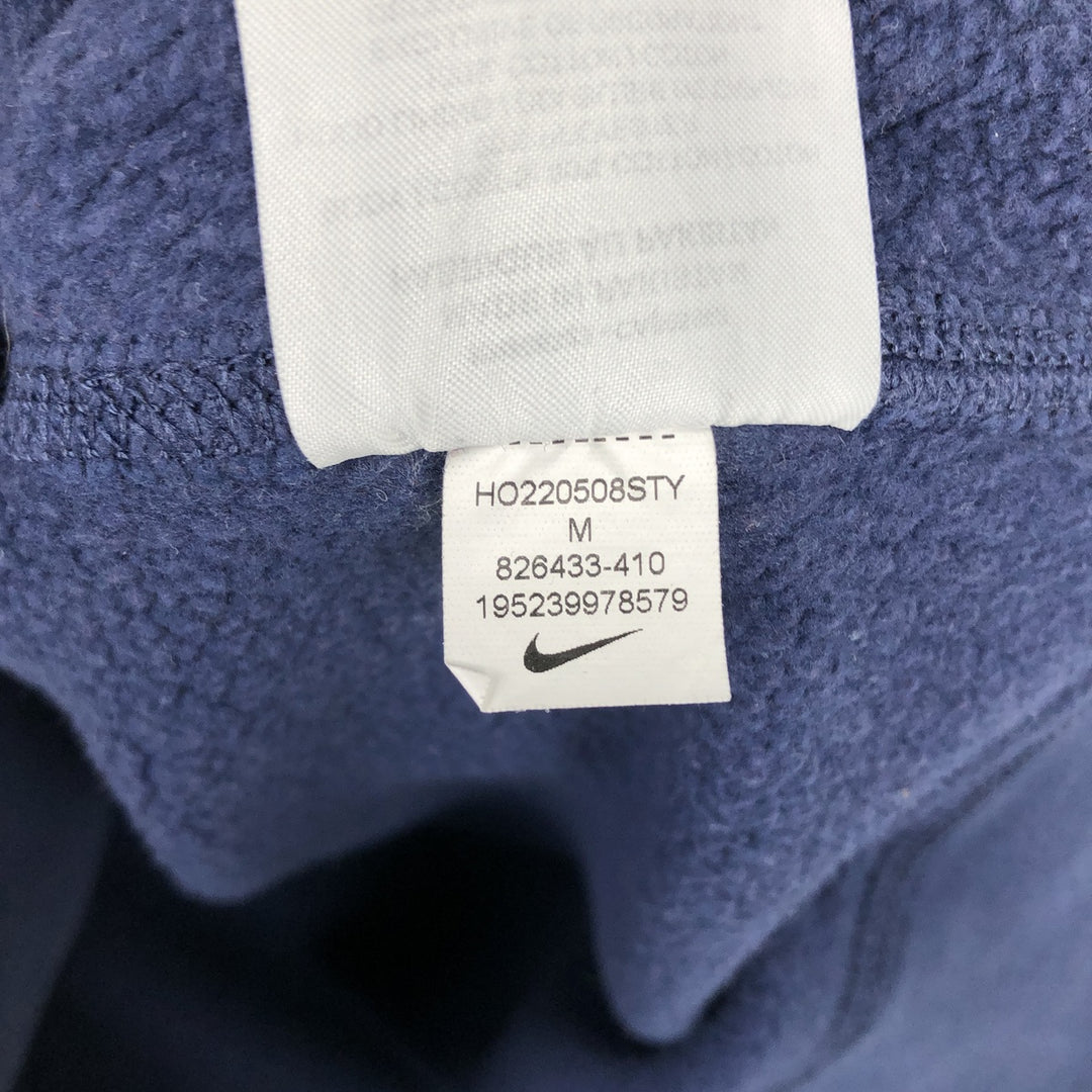 Nike Sweat Pullover Hoodie, Men's Size M cotton navy blue type Vintage Second Hand