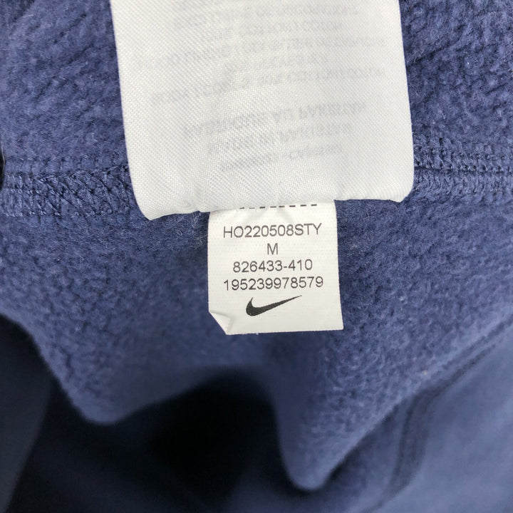 Nike Sweat Pullover Hoodie, Men's Size M cotton navy blue type Vintage Second Hand
