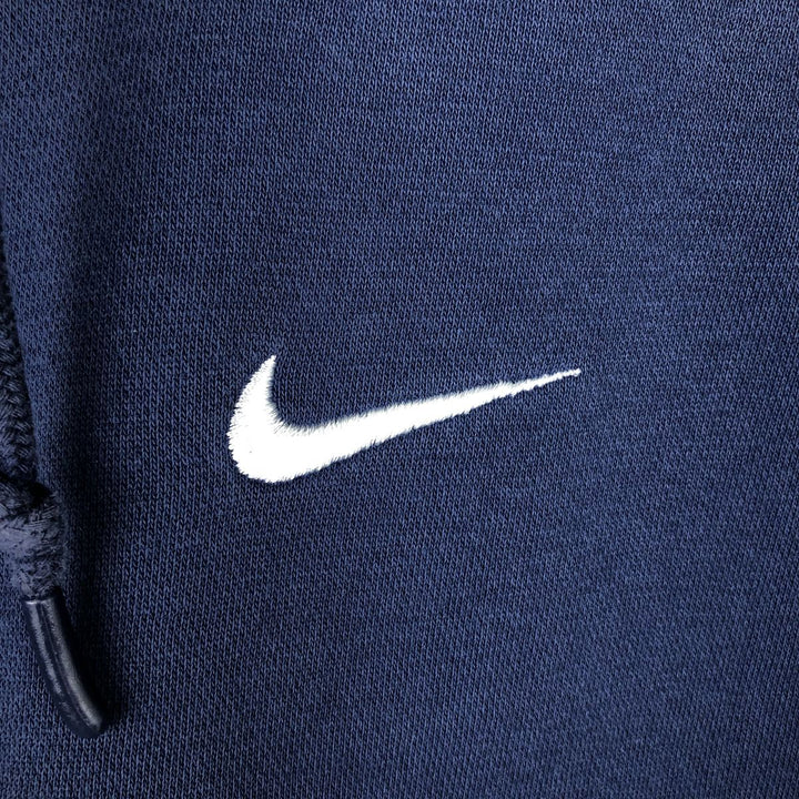 Nike Sweat Pullover Hoodie, Men's Size M cotton navy blue type Vintage Second Hand