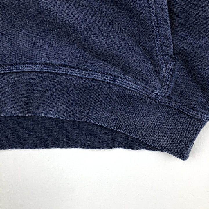 Nike Sweat Pullover Hoodie, Men's Size M cotton navy blue type Vintage Second Hand