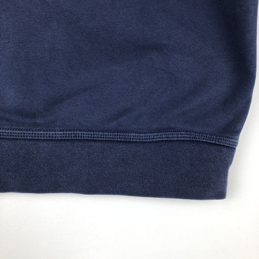 Nike Sweat Pullover Hoodie, Men's Size M cotton navy blue type Vintage Second Hand