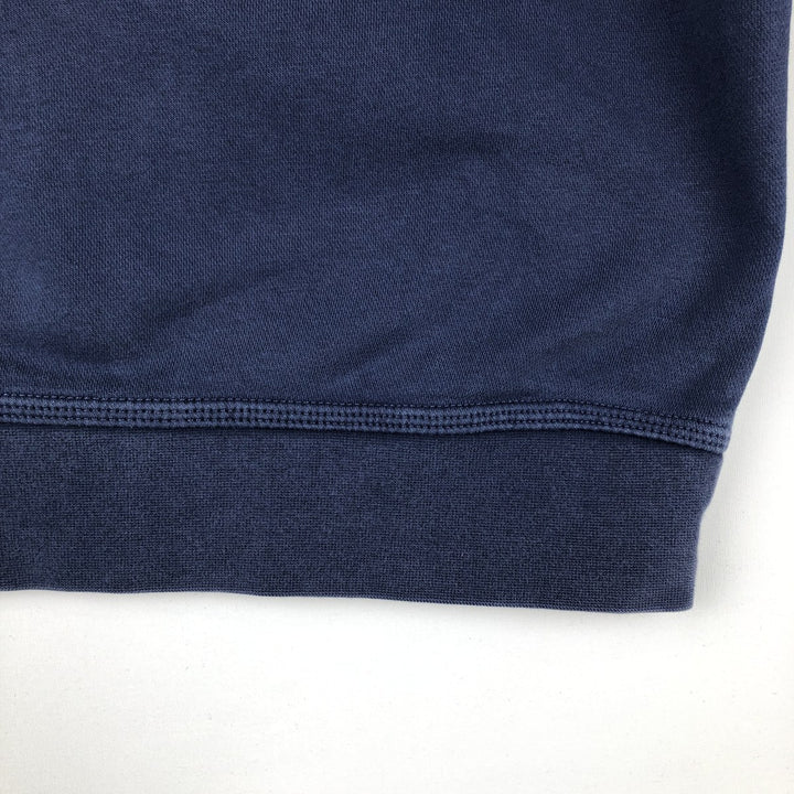Nike Sweat Pullover Hoodie, Men's Size M cotton navy blue type Vintage Second Hand