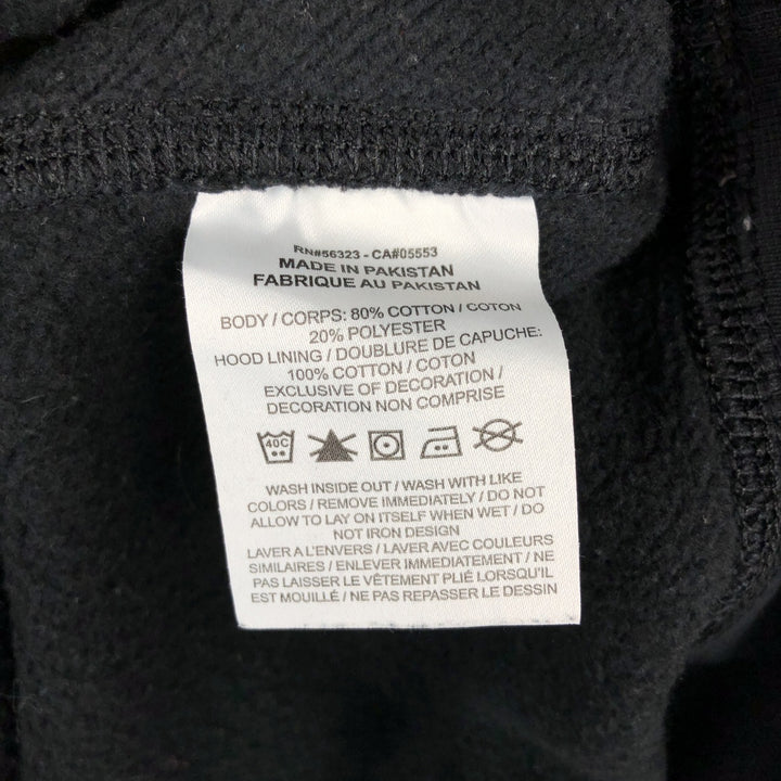 Nike Sweat Pullover Hoodie, Men's Size L cotton black type Vintage Second Hand