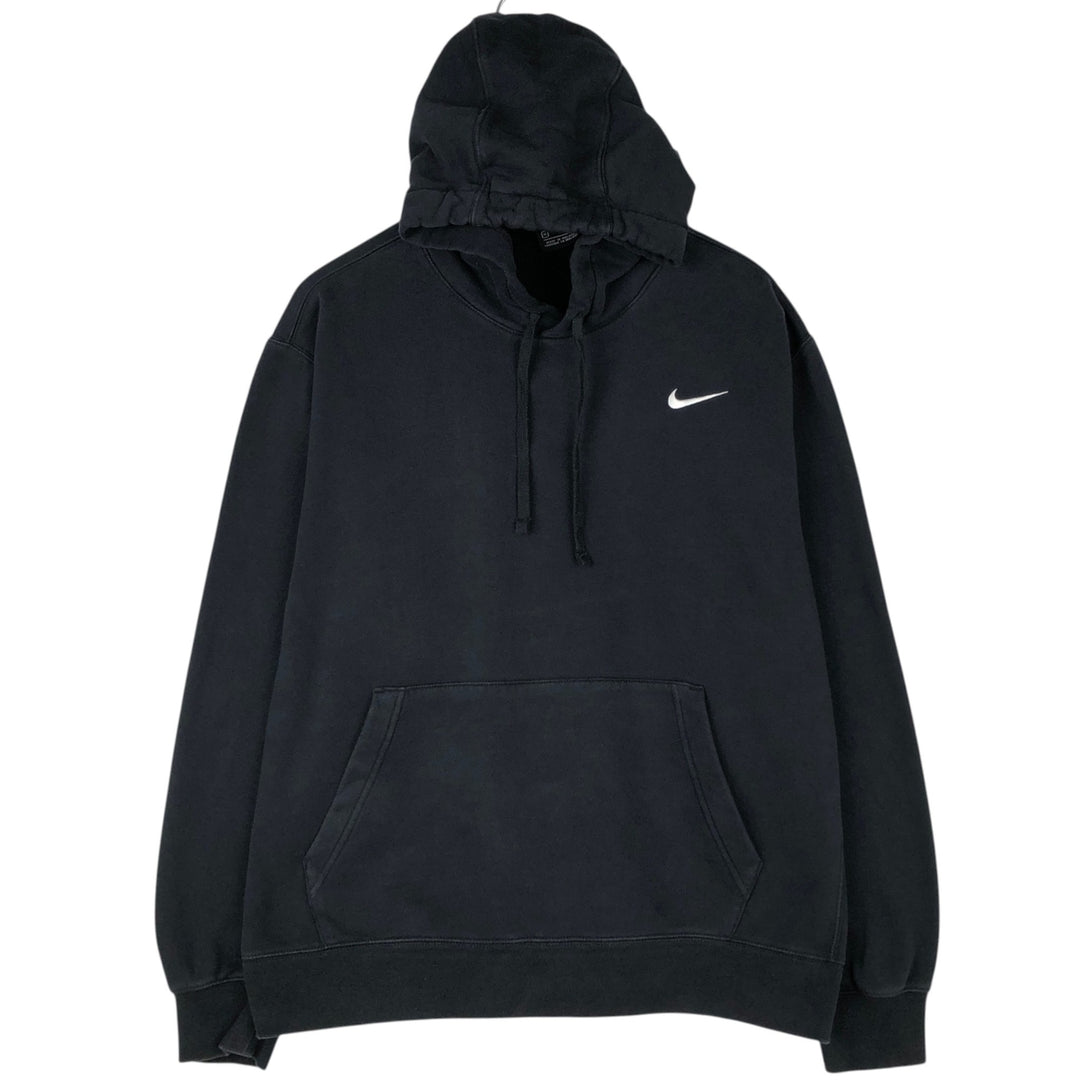 Nike Sweat Pullover Hoodie Men's XL Size unclear black type Vintage Second Hand