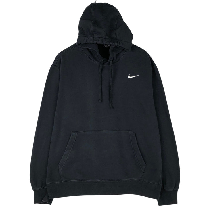Nike Sweat Pullover Hoodie Men's XL Size unclear black type Vintage Second Hand