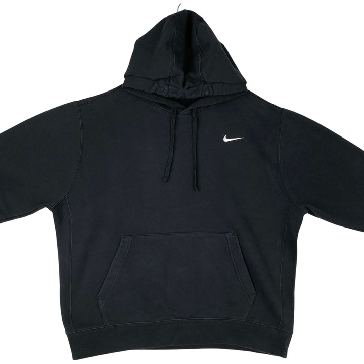 Nike Sweat Pullover Hoodie Men's XL Size unclear black type Vintage Second Hand