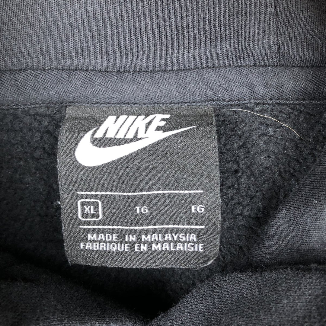 Nike Sweat Pullover Hoodie Men's XL Size unclear black type Vintage Second Hand