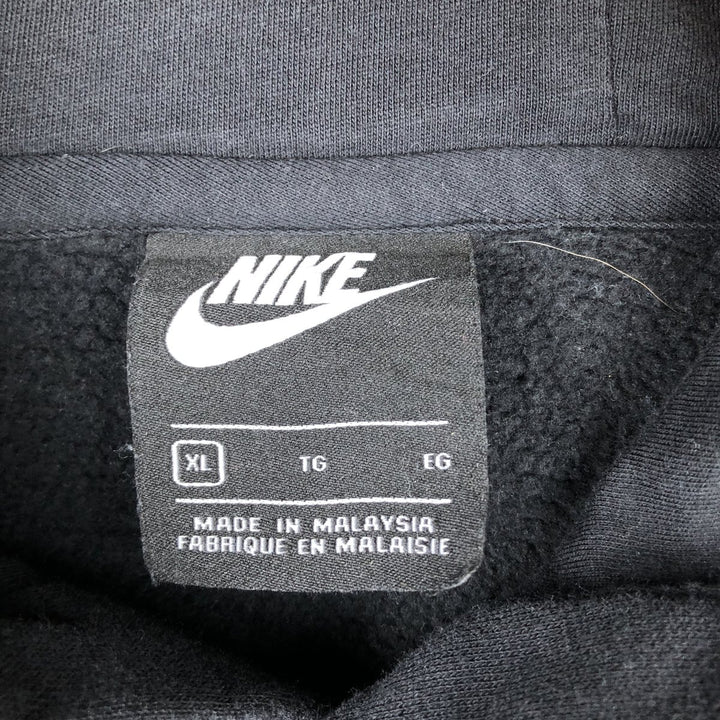 Nike Sweat Pullover Hoodie Men's XL Size unclear black type Vintage Second Hand