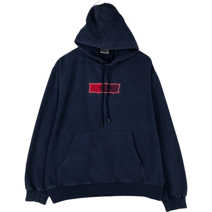 00'S Nike Sweat Pullover Hoodie Men's Size L cotton navy blue type Vintage Second Hand