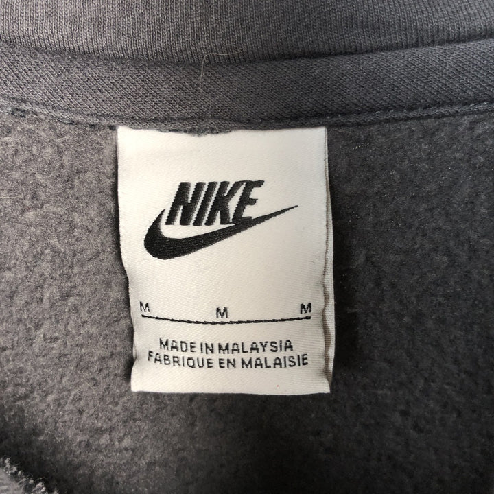 Nike Sweat Pullover Hoodie, Men's Size M cotton gray type Vintage Second Hand