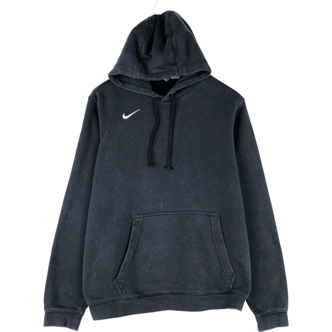 Nike Sweat Pullover Hoodie, Men's Size M cotton black type Vintage Second Hand