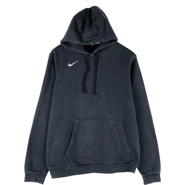 Nike Sweat Pullover Hoodie, Men's Size M cotton black type Vintage Second Hand