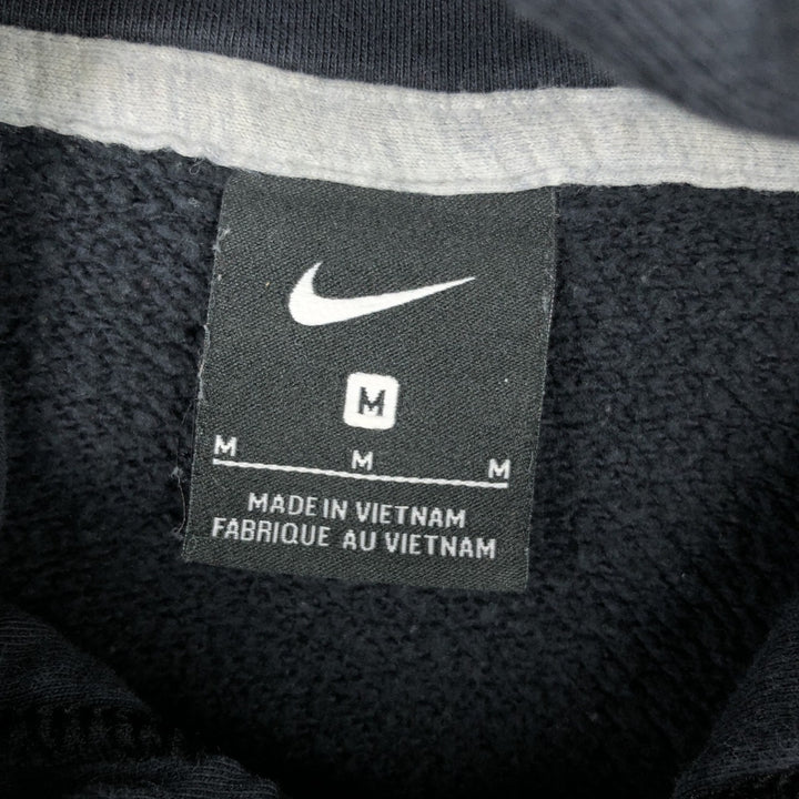 Nike Sweat Pullover Hoodie, Men's Size M cotton black type Vintage Second Hand