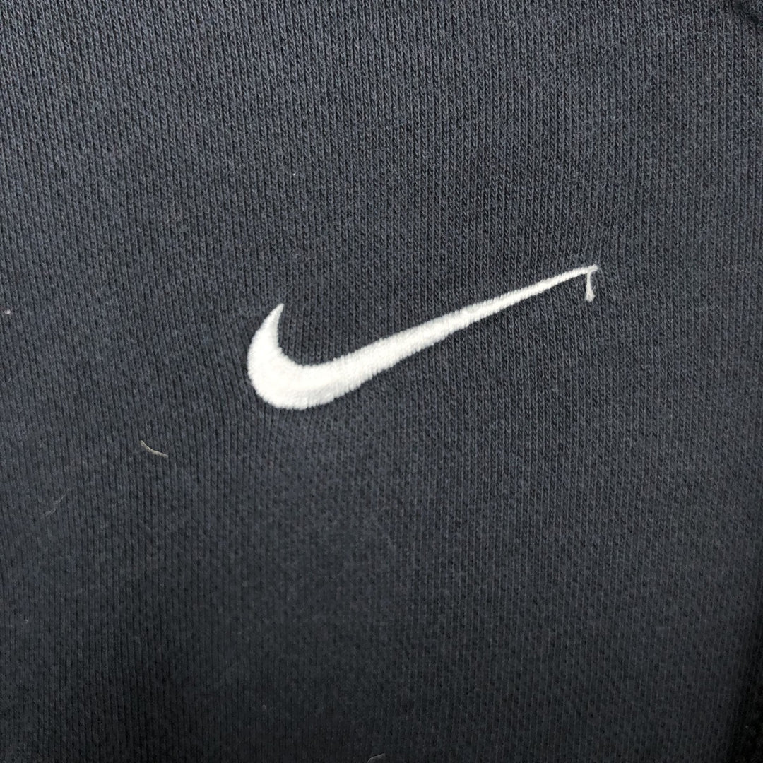 Nike Sweat Pullover Hoodie, Men's Size M cotton black type Vintage Second Hand