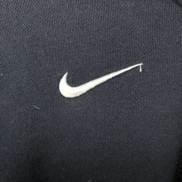 Nike Sweat Pullover Hoodie, Men's Size M cotton black type Vintage Second Hand