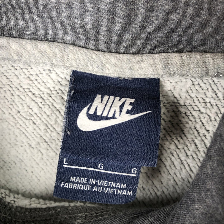 Nike Sweat Pullover Hoodie, Men's Size L cotton gray type Vintage Second Hand