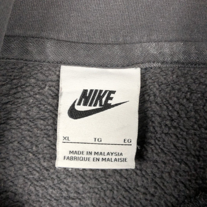 Nike Sweat Pullover Hoodie Men's XL Size cotton Khaki type Vintage Second Hand