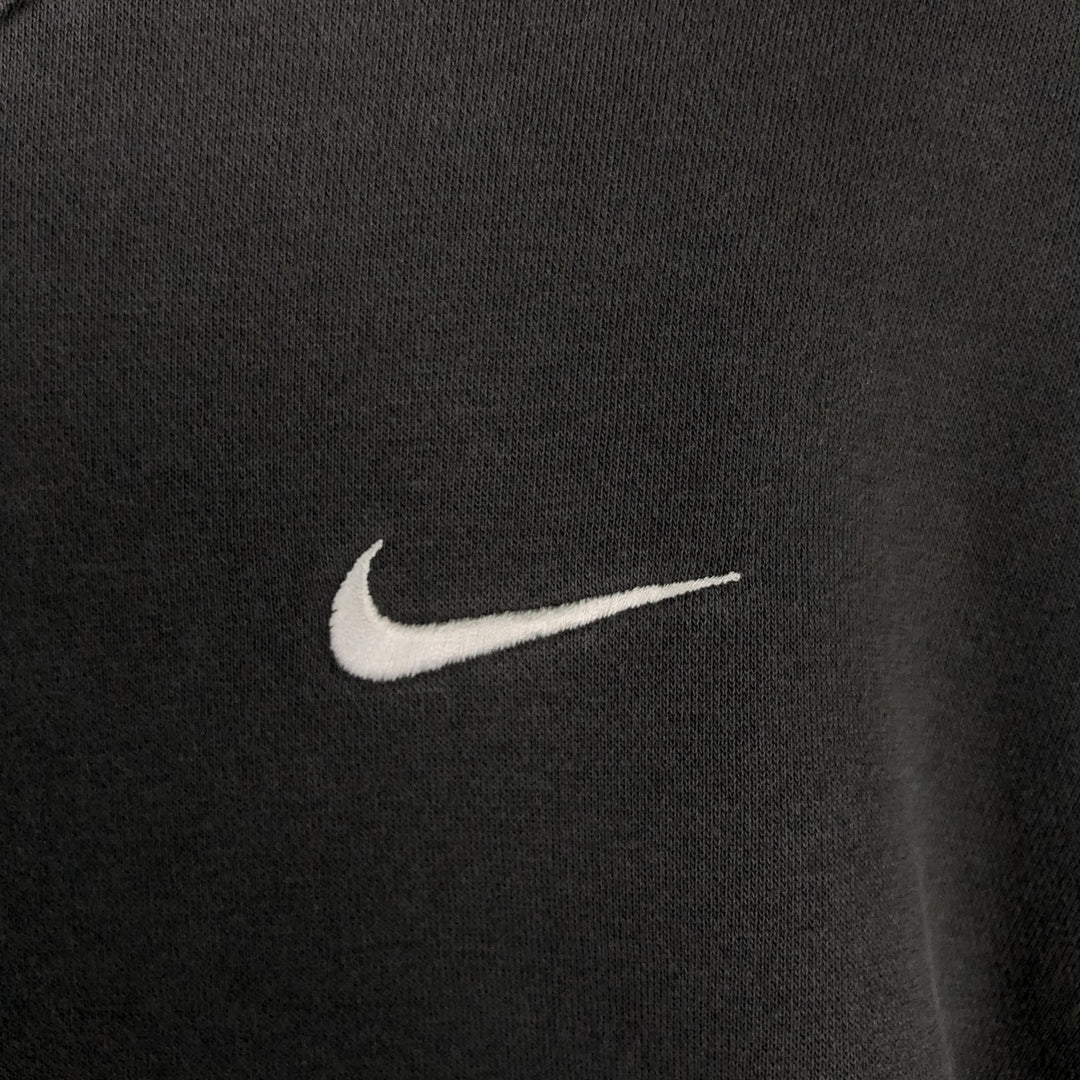Nike Sweat Pullover Hoodie Men's XL Size cotton Khaki type Vintage Second Hand