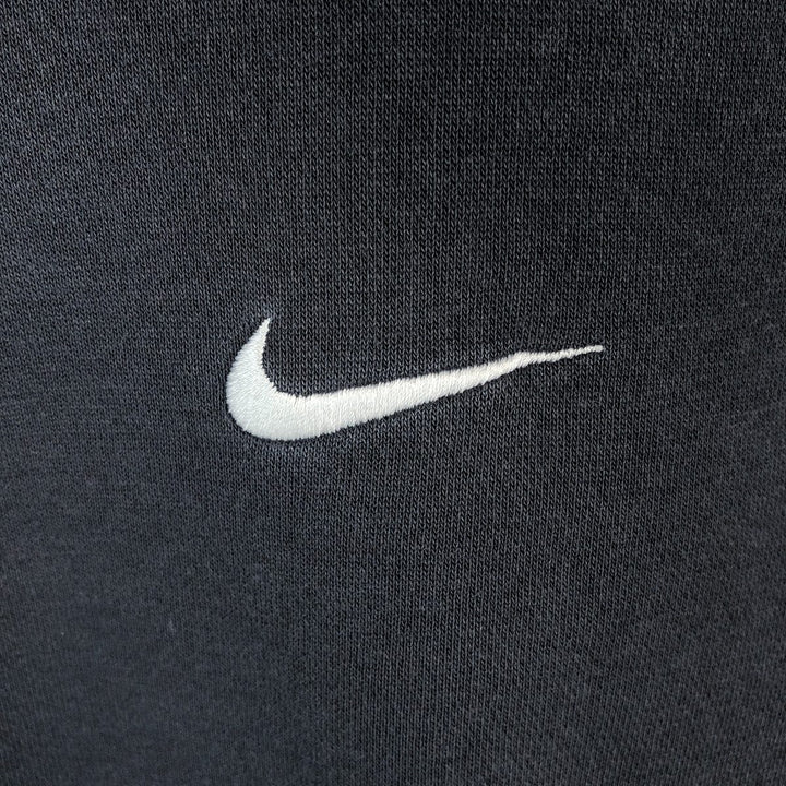 Nike Sweat Pullover Hoodie Men's XL Size cotton black type Vintage Second Hand
