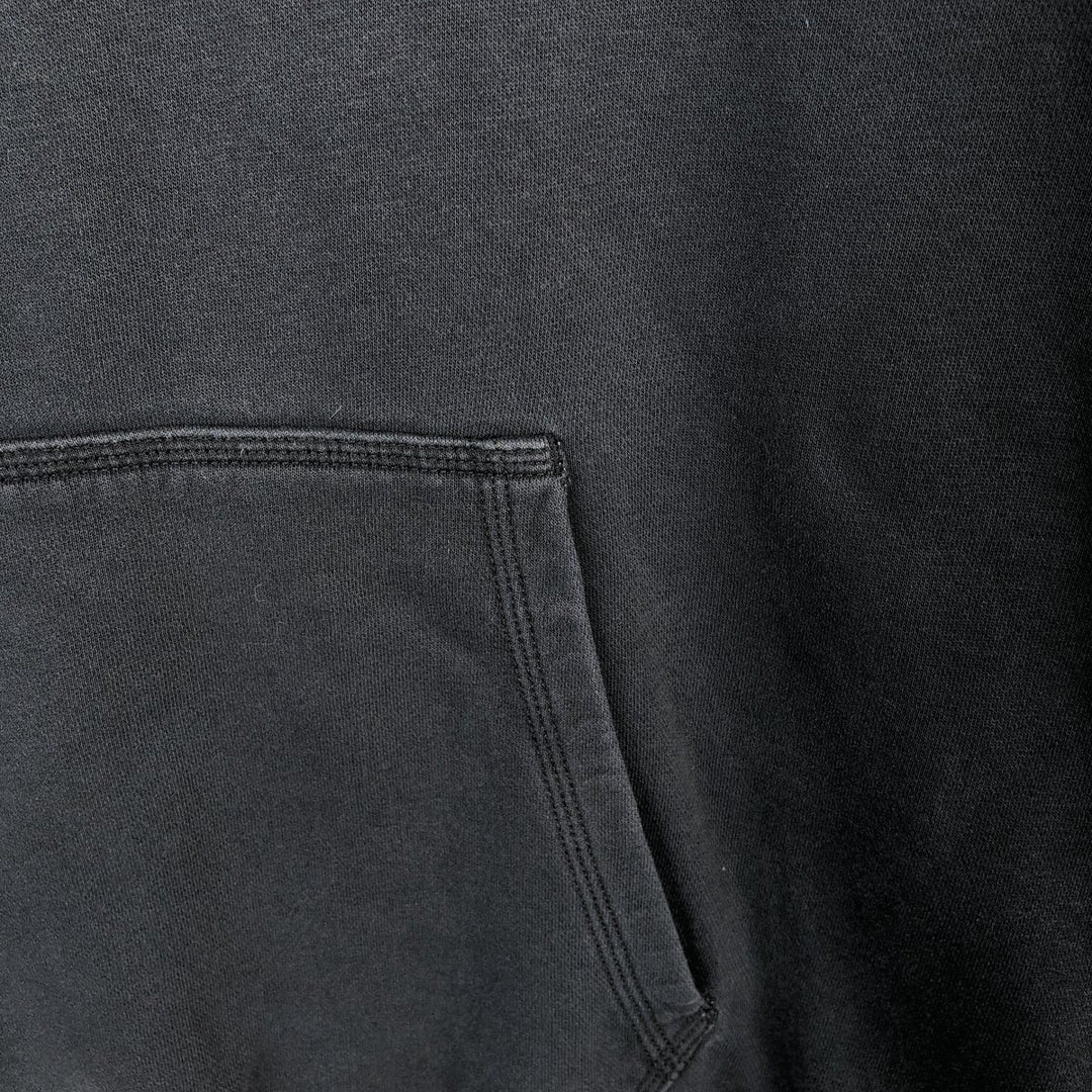 Nike Sweat Pullover Hoodie Men's XL Size cotton black type Vintage Second Hand