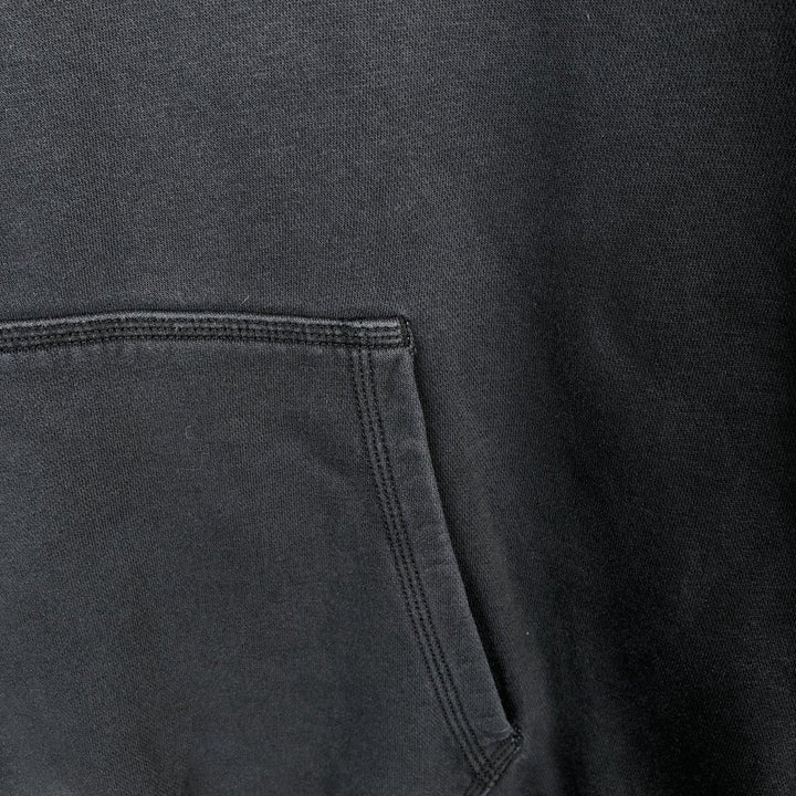 Nike Sweat Pullover Hoodie Men's XL Size cotton black type Vintage Second Hand