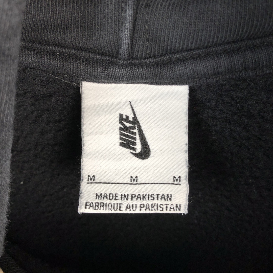 Nike Sweat Pullover Hoodie, Men's Size M cotton black type Vintage Second Hand